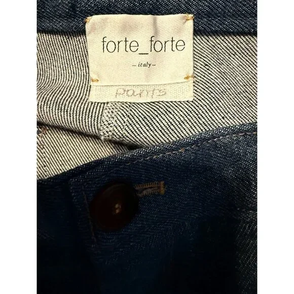 Forte_Forte Blue Straight Italian‎ Jeans Quiet Luxury Chic US Size 4